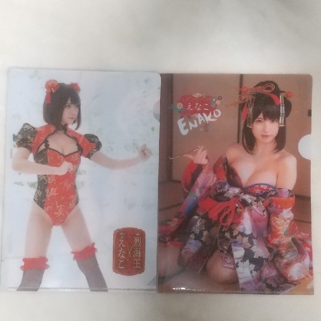 えなこ 両面クリアファイル エンタメ/ホビーのタレントグッズ(アイドルグッズ)の商品写真