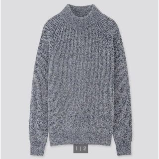 ユニクロ(UNIQLO)のUNIQLO ミドルゲージモックネックセーター(ニット/セーター)