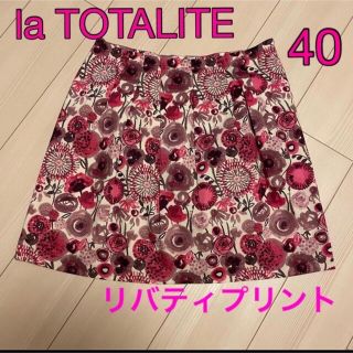 ラトータリテ(La TOTALITE)のla TOTALITE リバティプリント ミニスカート 40 (ミニスカート)