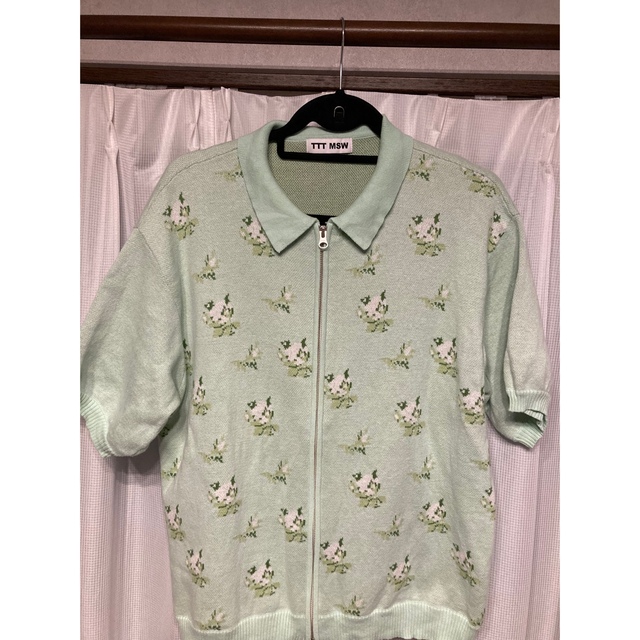 美品 TTT MSW 21aw Flower Half Zip Cadiganの通販 by あいうえお｜ラクマ