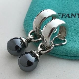 ティファニー(Tiffany & Co.)のTiffany ボールフープイヤリング 希少(イヤリング)