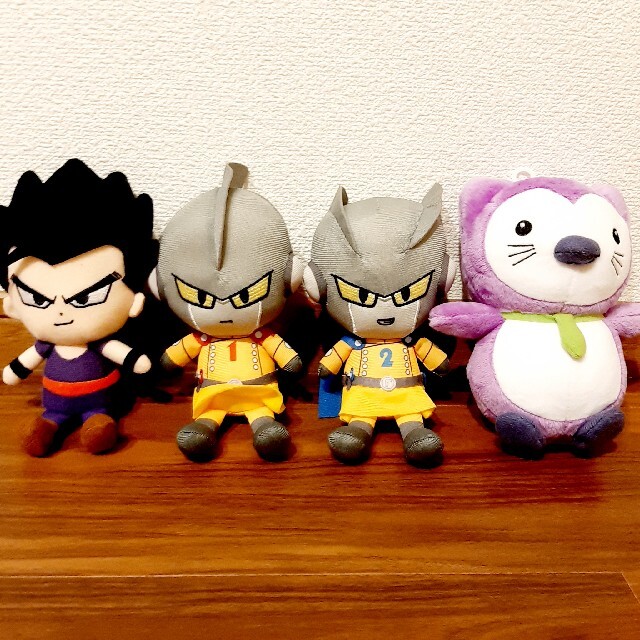 ドラゴンボール超　chibiぬいぐるみ　悟飯　ガンマ　ペネンコ　4種　ちびぬい