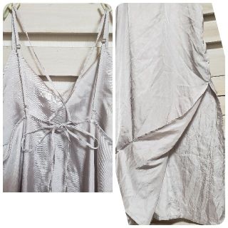 PAGEBOY - alicia PAGEBOY/クラッシュサテンキャミワンピース Fの通販