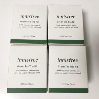 イニスフリー(Innisfree)のイニスフリー　グリーンティー　スペシャルトリオキット　× 4(サンプル/トライアルキット)