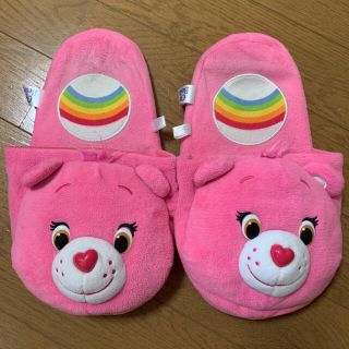 ケアベア(CareBears)のケアベア care bears スリッパ ルームウェア(キャラクターグッズ)