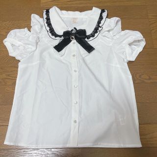 シークレットハニー(Secret Honey)のシークレットハニー　半袖ブラウス　美品(シャツ/ブラウス(半袖/袖なし))