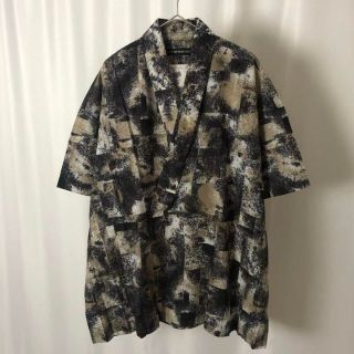 イッセイミヤケ(ISSEY MIYAKE)の【美品】18ss ISSEY MIYAKE MEN 総柄 プリーツシャツ 半袖(シャツ)