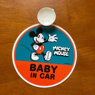 ディズニー(Disney)の未使用‼︎ミッキーのセーフティーサイン　BABY IN CAR(その他)