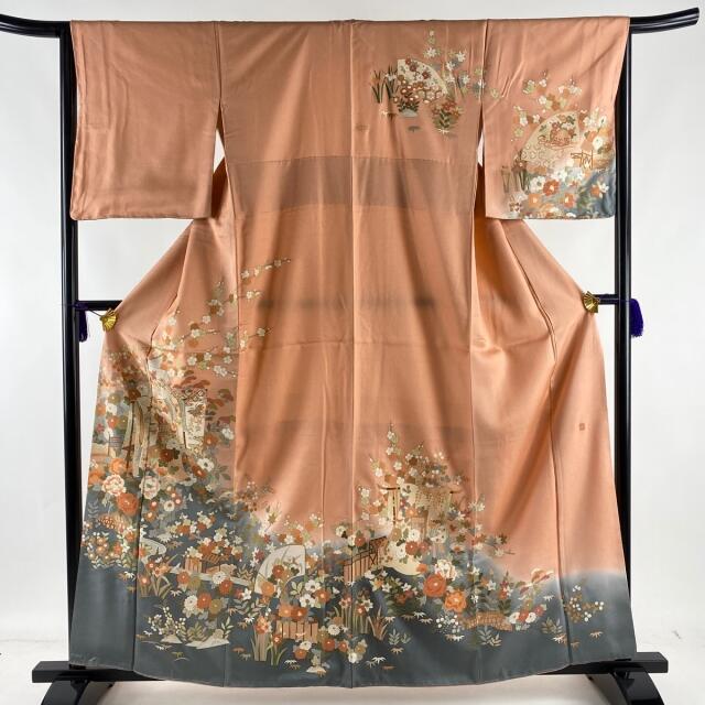 訪問着 美品 秀品 162cm 65cm 正絹