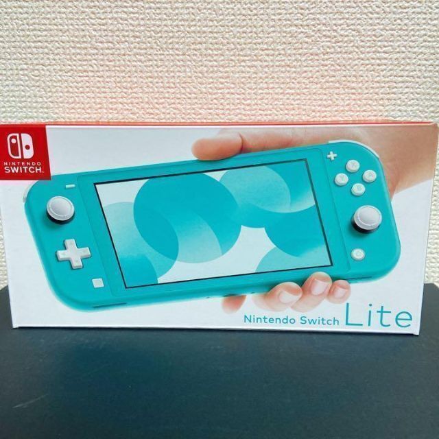 Nintendo Switch(ニンテンドースイッチ)の【新品未開封】任天堂　Switch lite 本体　スイッチライト　ターコイズ エンタメ/ホビーのゲームソフト/ゲーム機本体(携帯用ゲーム機本体)の商品写真