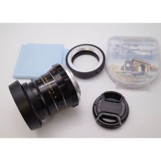 63　未使用品　インダスター61 　オールドレンズ55ｍｍｆ2.8アダプター付(レンズ(単焦点))