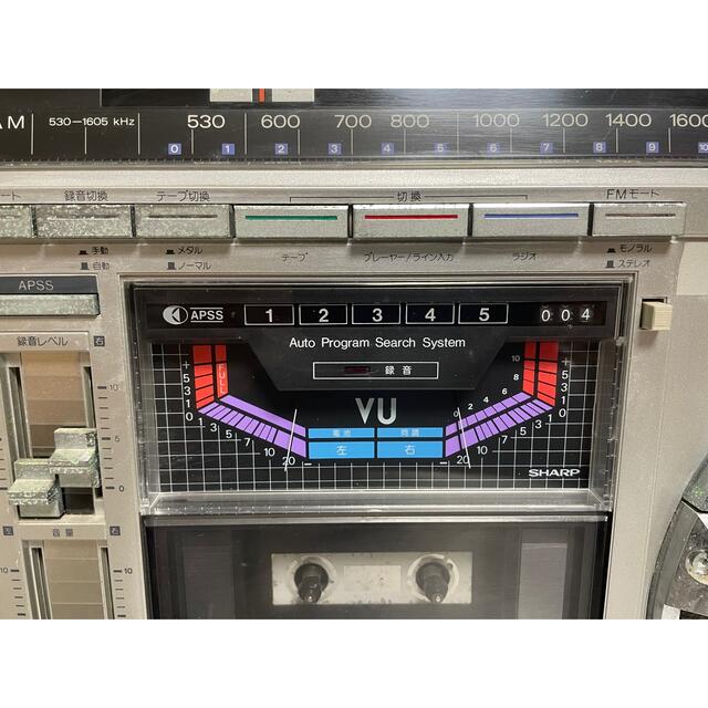 SHARP シャープ GF-535 ラジオ ステレオカセット 実動画有の通販 by
