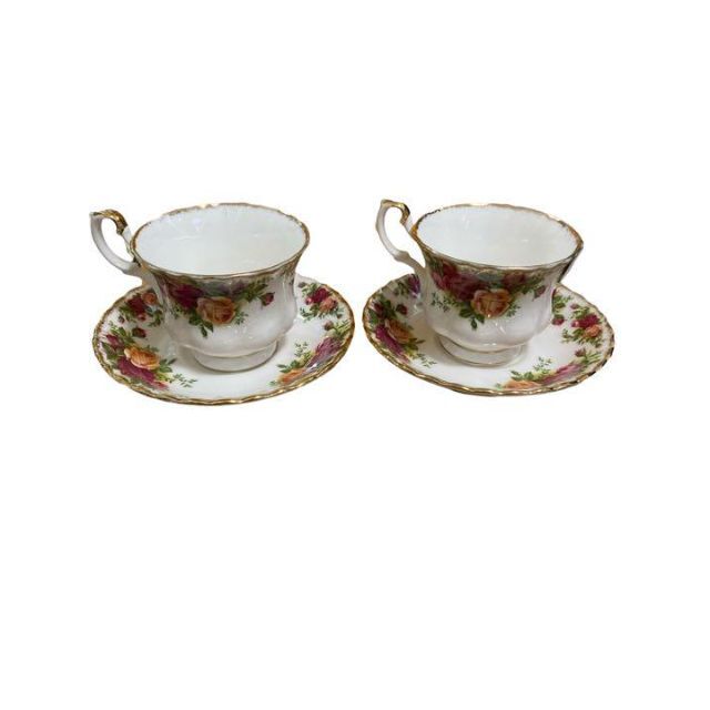 Royal Albert オールドカントリー ローズ カップ&ソーサー 2客