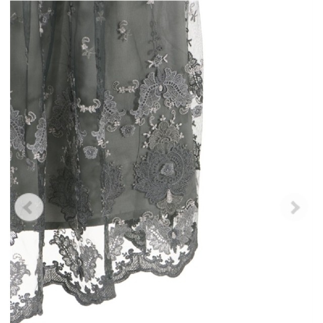axes femme(アクシーズファム)のアクシーズ☆新品　グラデチュールの刺繍スカート　Dグリーン レディースのスカート(ロングスカート)の商品写真