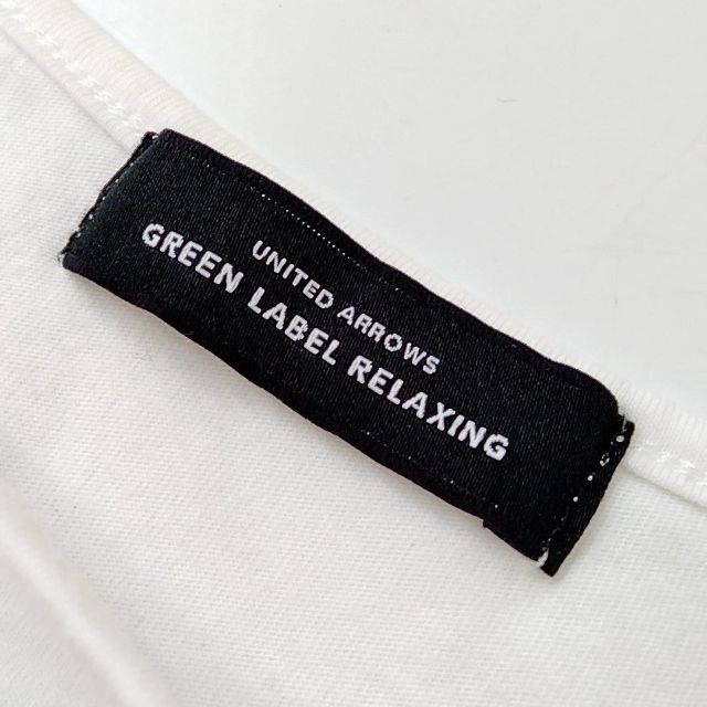 UNITED ARROWS green label relaxing(ユナイテッドアローズグリーンレーベルリラクシング)のgreen label relaxing キャミソール レース 白 c14 レディースのトップス(キャミソール)の商品写真