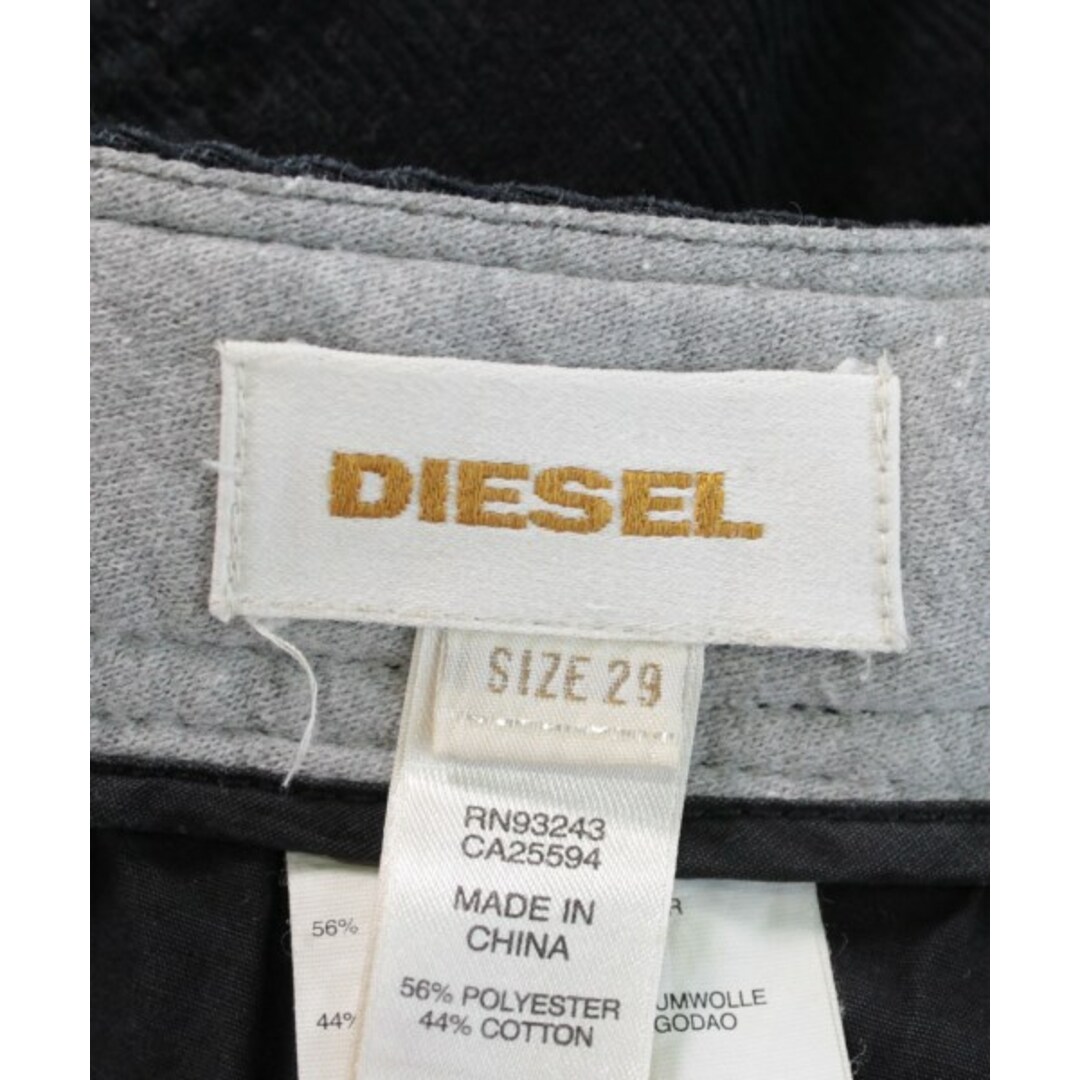 DIESEL(ディーゼル)のDIESEL ディーゼル パンツ（その他） 29(S位) 黒 【古着】【中古】 メンズのパンツ(その他)の商品写真