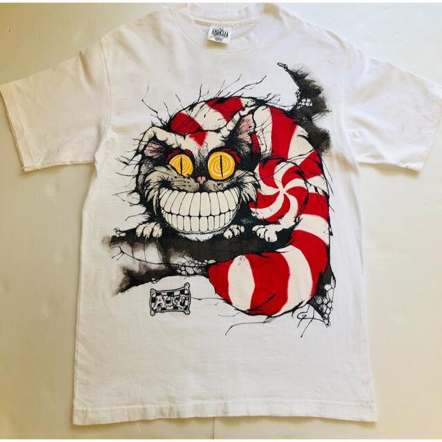 90s チェシャ猫  不思議の国のアリス ANDAZIA Tシャツ