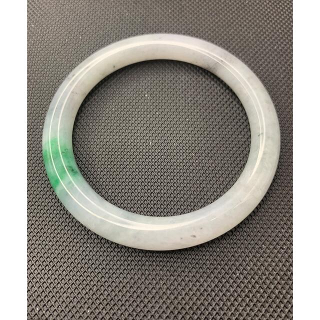 本翡翠バングル 烏鶏 陽緑 ミャンマー産 みずみずしい 潤い 魔除け