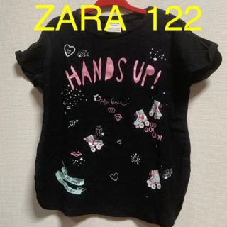 ザラキッズ(ZARA KIDS)のZARA 122 プリントTシャツ美品(Tシャツ/カットソー)