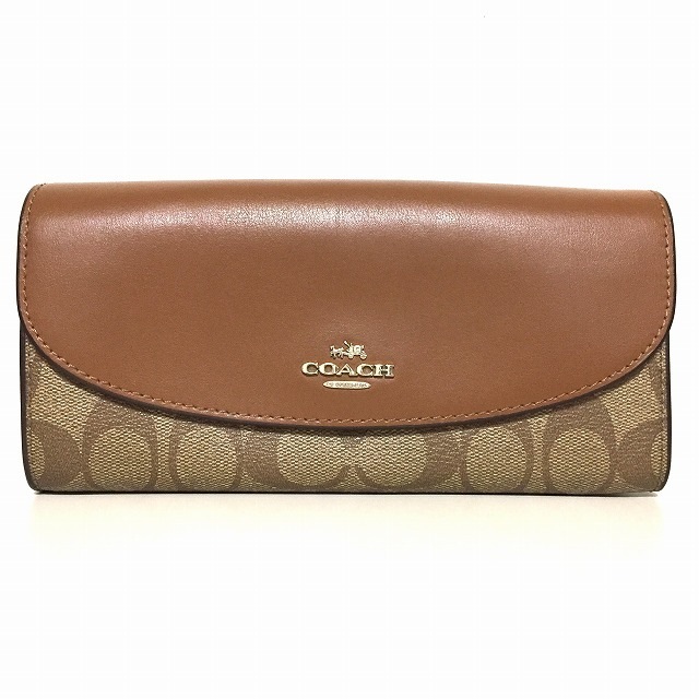 COACH(コーチ)のコーチ 長財布 シグネチャー柄 F54022 レディースのファッション小物(財布)の商品写真