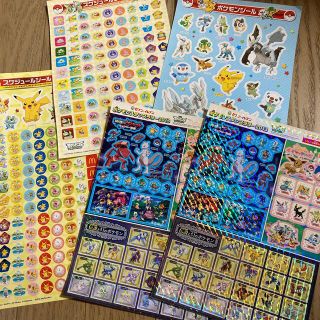 ポケモン(ポケモン)のポケモンシール　セブンイレブンスタンプラリー2013 マクドナルド スケジュール(ノベルティグッズ)