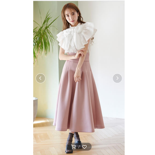VIOLETTA  ボンディングスカート レディースのスカート(ロングスカート)の商品写真