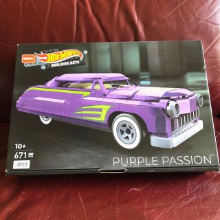 MEGA hotwheels building set purple (ミニカー)