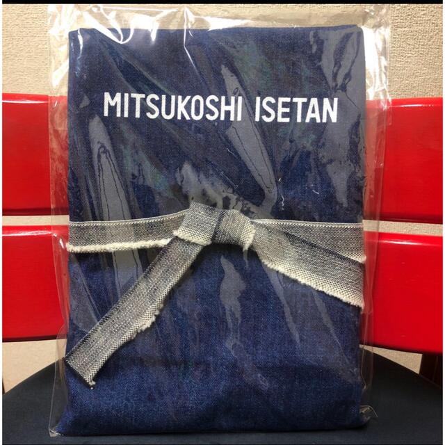 伊勢丹(イセタン)のMITSUKOSHI ISETAN 三越伊勢丹　デニムトート　エコバッグ　完売品 レディースのバッグ(エコバッグ)の商品写真