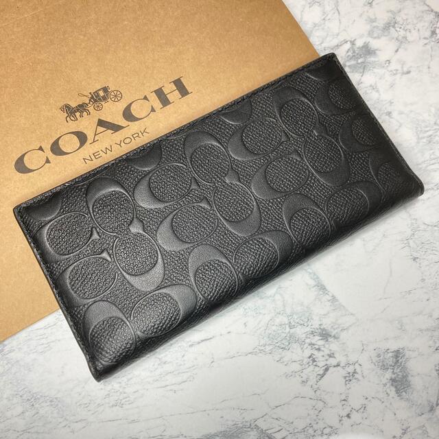 コーチ 長財布 メンズ COACH 91636 BLK ブラック