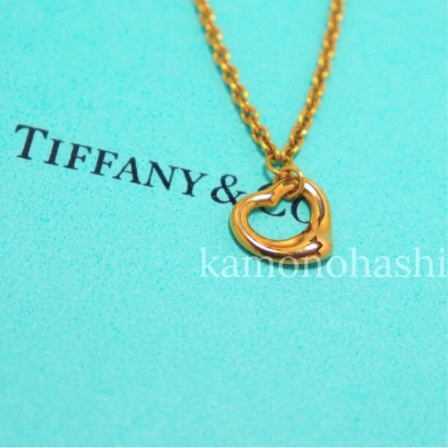 Tiffany & Co. - 週末値下げ!!! 美品 ティファニー オープンハート 7mm
