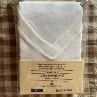 ムジルシリョウヒン(MUJI (無印良品))の無印良品　Vネック半袖シャツ(Tシャツ/カットソー(半袖/袖なし))