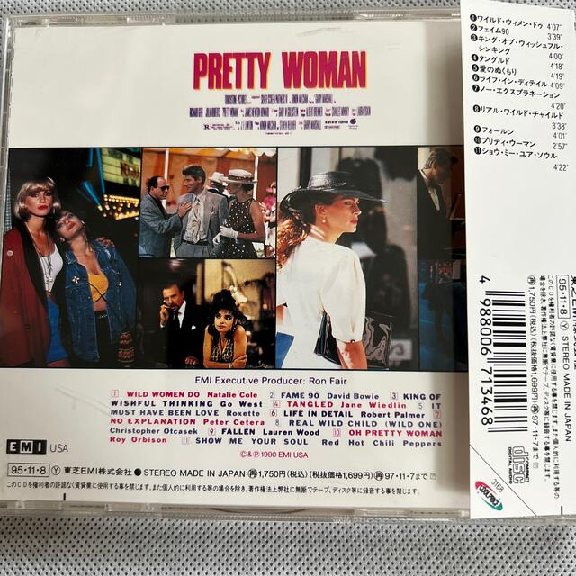 【中古】Pretty Woman/プリティ・ウーマン-日本盤サントラ CD 帯付 エンタメ/ホビーのCD(映画音楽)の商品写真