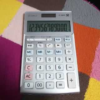 カシオ(CASIO)のCASIO 実務電卓JS-20WKピンク12桁(オフィス用品一般)