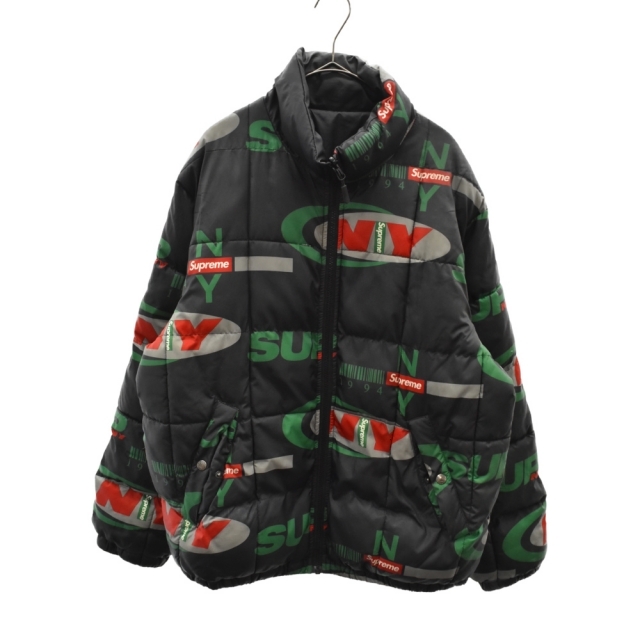 SUPREME シュプリーム 18AW NY Reversible Puffy Jacket リバーシブル パファー ジャケット ジップアップダウンジャケット マルチ