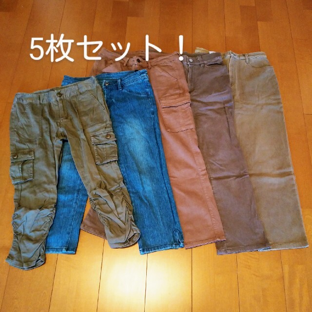 UNIQLO - 5枚！クロップド★ユニクロ・シンプルライフ 美品の通販 by live's shop｜ユニクロならラクマ