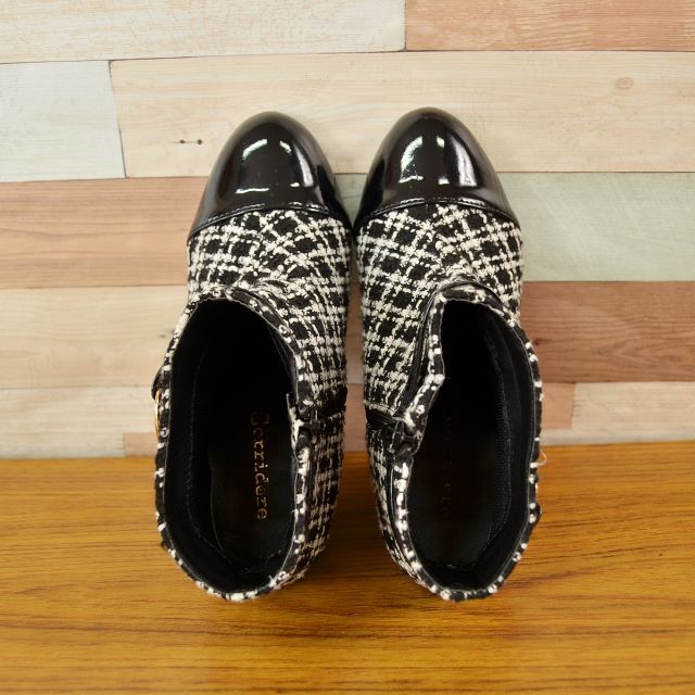 【sorridere】 美品 ソリデル ブーツ チェック柄 レディース 靴 M レディースの靴/シューズ(ブーツ)の商品写真