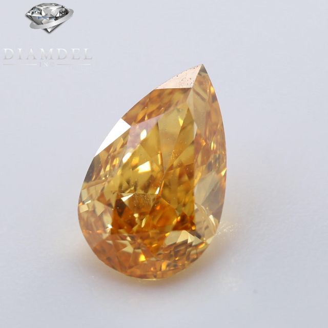 オリンジダイヤモンドルース/ F.D.Y.ORANGE/ 0.137 ct.