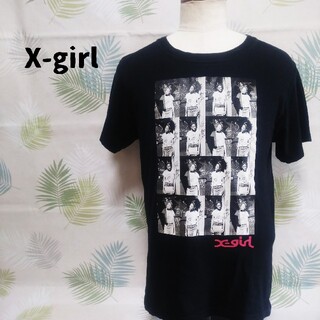 エックスガール(X-girl)のX-girl プリント 半袖 tシャツ(Tシャツ(半袖/袖なし))
