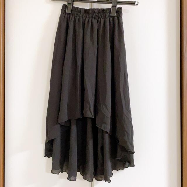 PAPILLONNER(パピヨネ)のパピヨネ アシンメトリースカート レディースのスカート(ひざ丈スカート)の商品写真