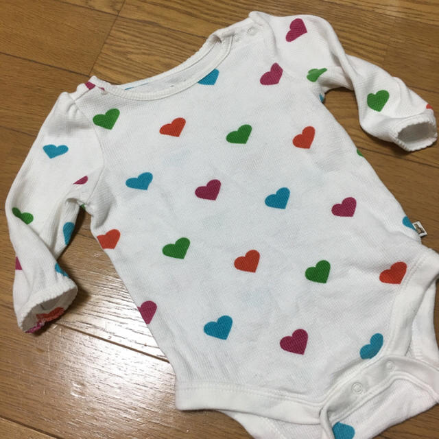 babyGAP(ベビーギャップ)の【コロン様専用】babyGAP 70 ロンパース 3枚セット 肌着 女の子 キッズ/ベビー/マタニティのベビー服(~85cm)(ロンパース)の商品写真