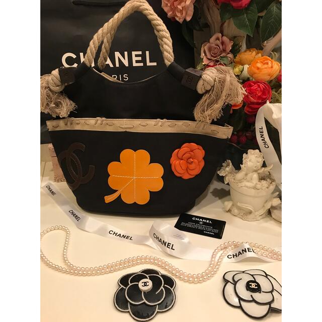 CHANEL - 正規品シャネルCHANEL ココマーク&クローバー&カメリア柄