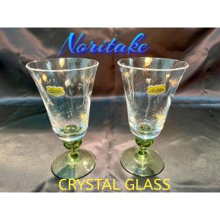 Noritake／ノリタケ　クリスタルグラス　4個