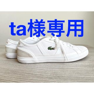 ラコステ(LACOSTE)のラコステ　スニーカー　白(スニーカー)