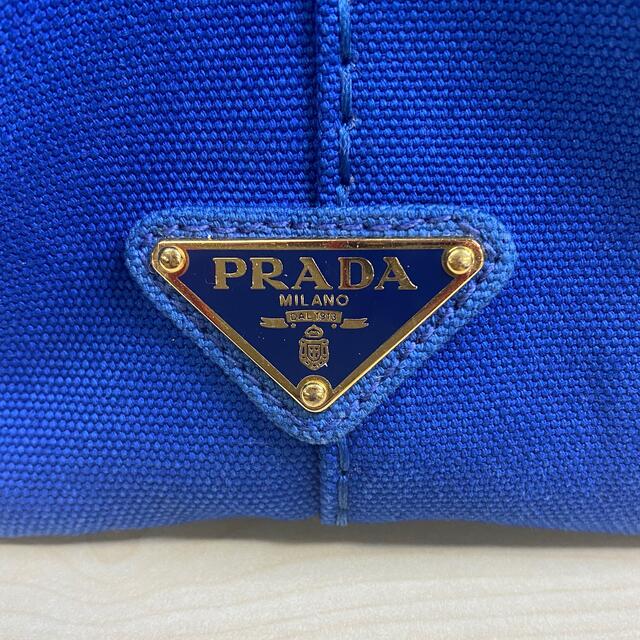 【人気】PRADA プラダ カナパ S ブルー