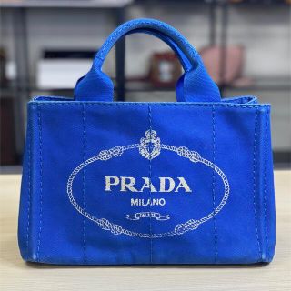 プラダ(PRADA)の【人気】PRADA プラダ カナパ S ブルー(ハンドバッグ)