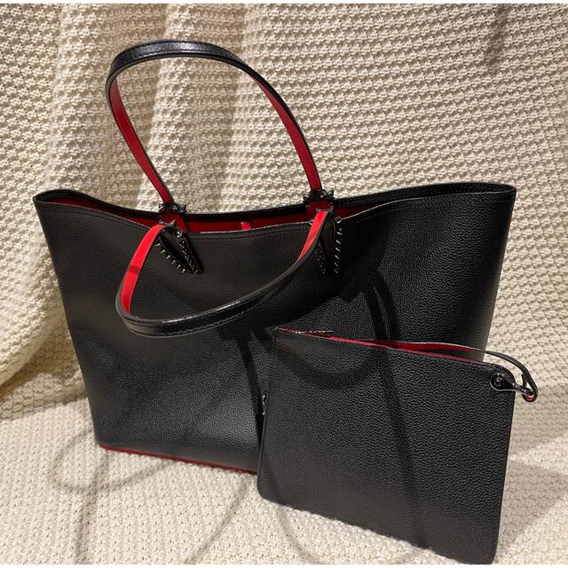 お気にいる】 Christian BLACK Cabata トートバッグ Louboutin