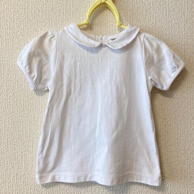 【サイズ90】半袖ブラウス　女の子　夏服 キッズ/ベビー/マタニティのキッズ服女の子用(90cm~)(Tシャツ/カットソー)の商品写真