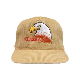 エルエルビーン(L.L.Bean)の80s A.C.E アラスカ コーデュロイキャップ 帽子 企業物(キャップ)
