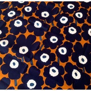 マリメッコ(marimekko)のレア★新品 marimekko はぎれ　生地　ミニウニッコ　ブラウン　ネイビー(生地/糸)