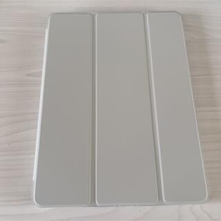 iPadケース 半透明ソフト ペンシル収納 第7/8/9世代  10.2 グレー(iPadケース)